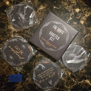 Black Coaster Set